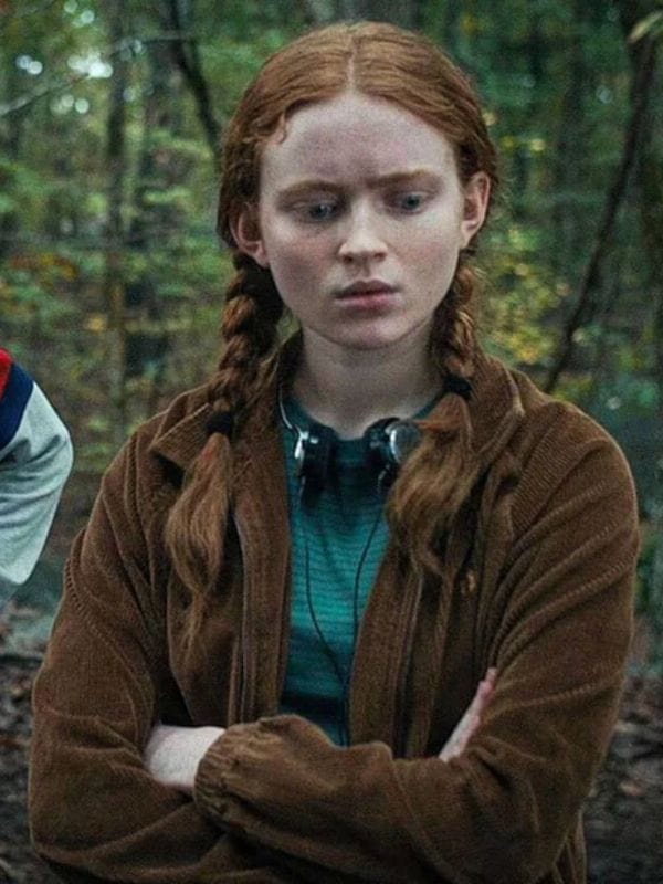 Stranger Things S04 Max Mayfield Corduroy Jacket Brown