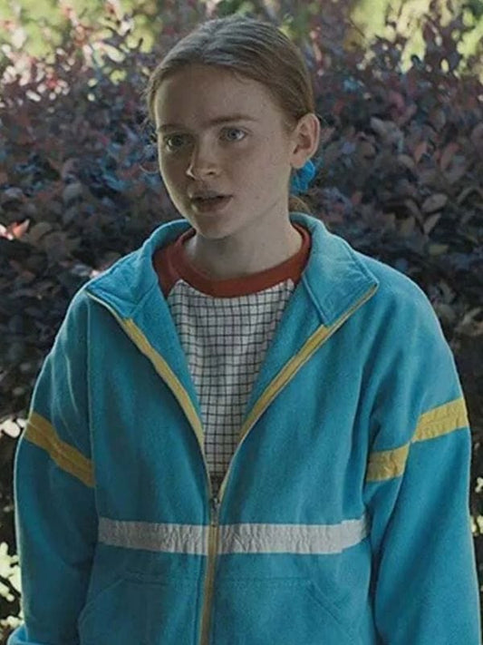 Stranger Things S04 Max Mayfield Track Jacket Blue