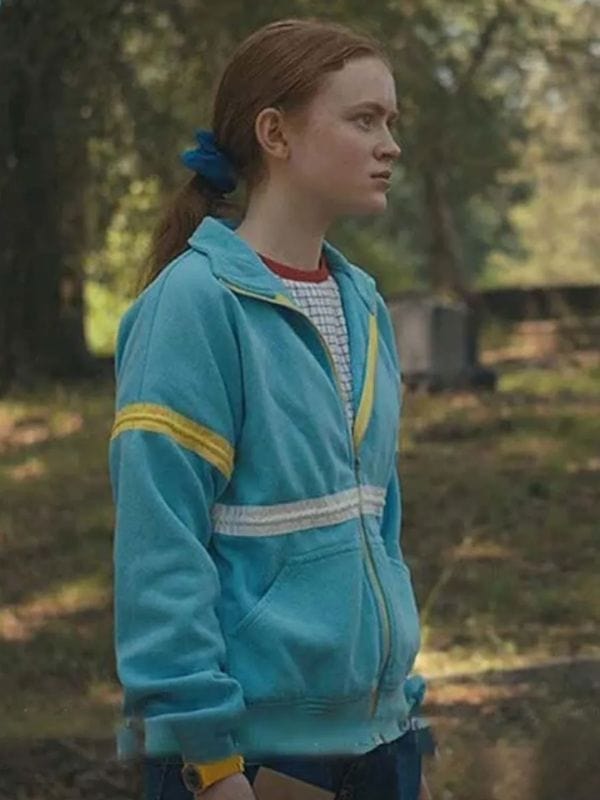 Stranger Things S04 Max Mayfield Track Jacket Blue
