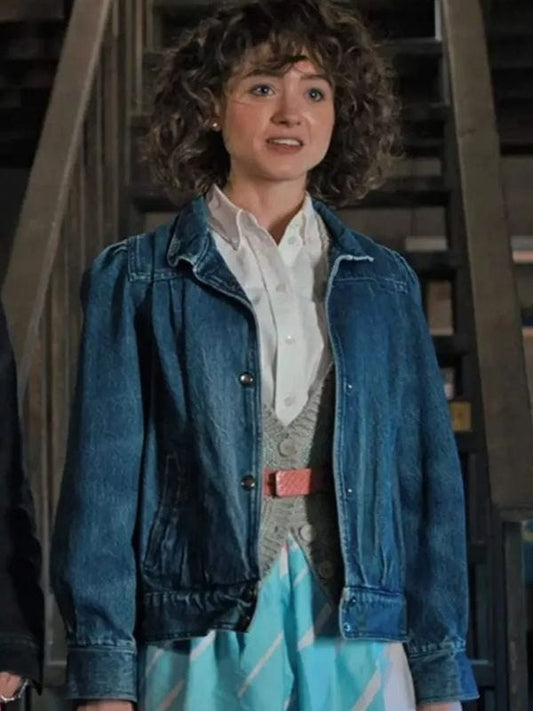 Stranger Things S04 Nancy Wheeler Denim Jacket Blue