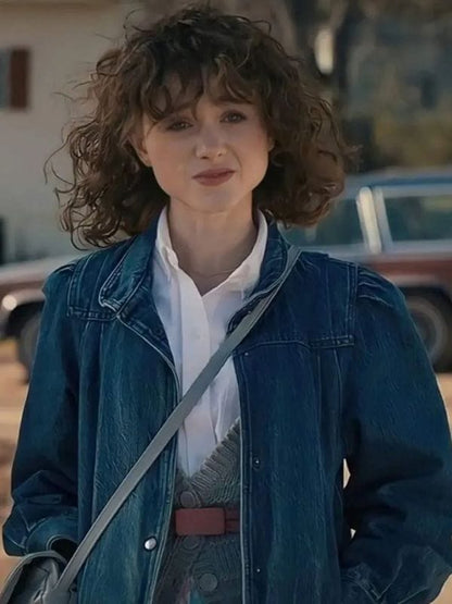 Stranger Things S04 Nancy Wheeler Denim Jacket Blue