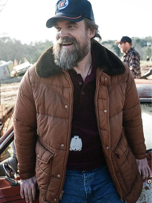 Stranger Things S05 David Harbour Puffer Jacket