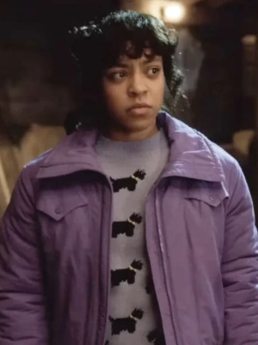 Stranger Things S05 Erica Sinclair Purple Jacket