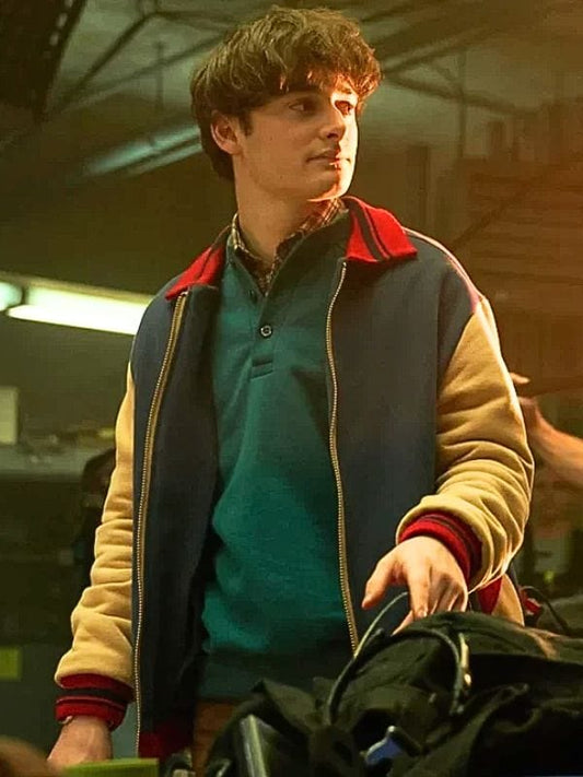 Stranger Things S05 Noah Schnapp Bomber Jacket Stranger Things S05 Noah Schnapp Bomber Jacket
