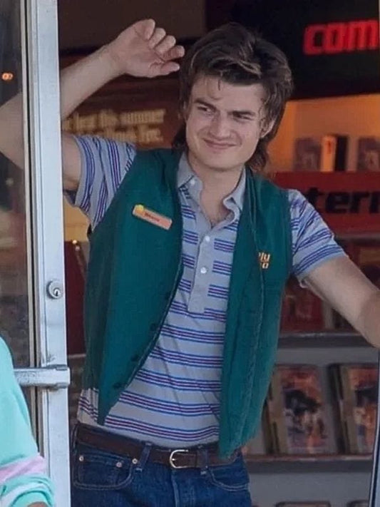 Stranger Things Steve Harrington Green Vest