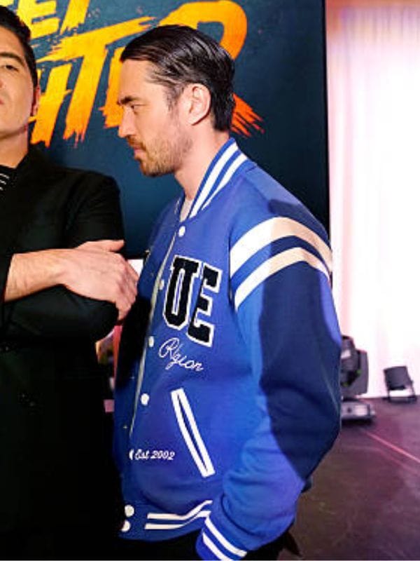 Street Fighter Launch Party Andrew Koji Varsity Jacket