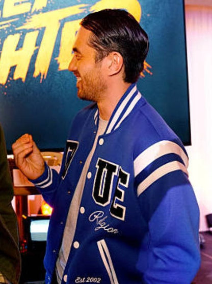 Street Fighter Launch Party Andrew Koji Varsity Jacket