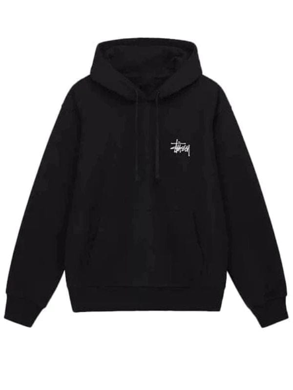 Stussy Pullover Hoodie | Basic Stussy Hoodie Black