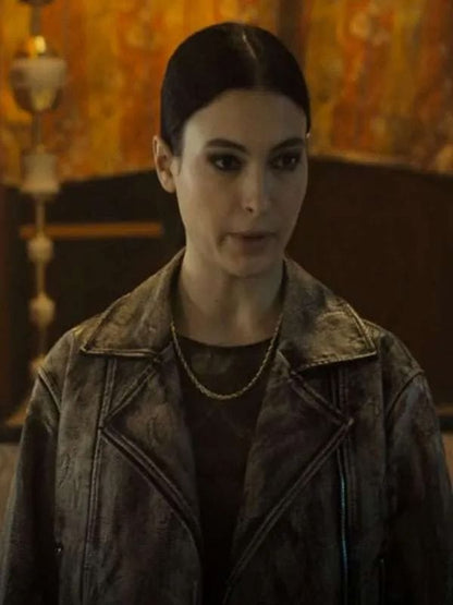 Subteran Irina Artenii Distressed Leather Jacket