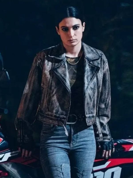 Subteran S01 Irina Artenii Distressed Leather Jacket - Shop Now