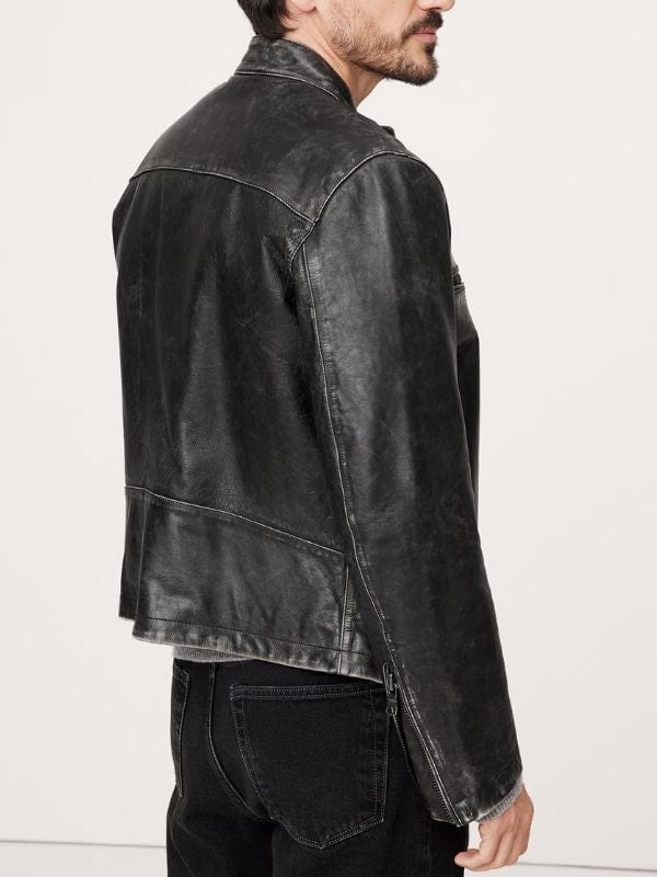 Sullivans Crossing S03 Cal Jones Leather Jacket Black
