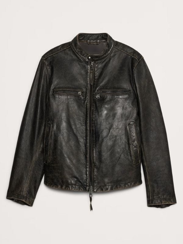 Sullivans Crossing S03 Cal Jones Leather Jacket Black