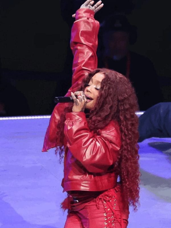 Super Bowl Halftime Show 2025 Sza Leather Jacket