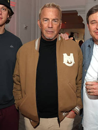 Super Bowl LX Brunch Kevin Costner Varsity Jacket
