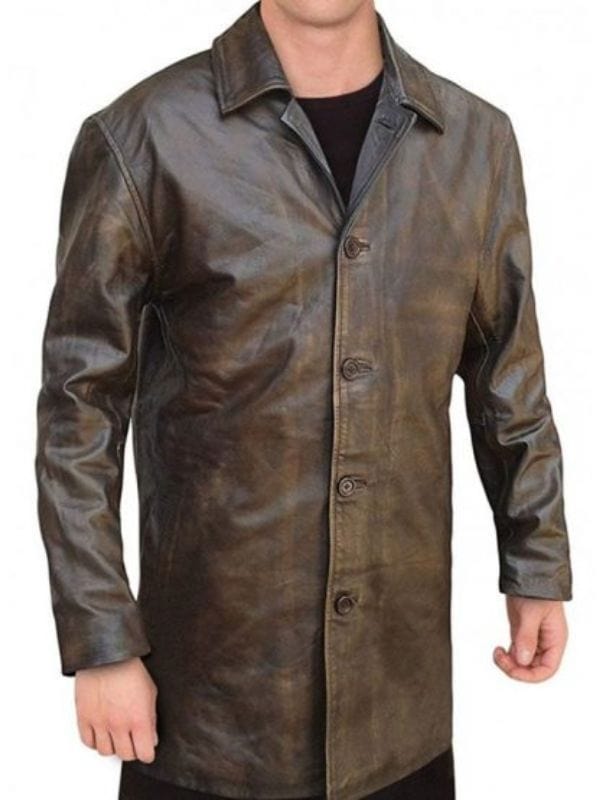 Supernatural Dean Winchester Distressed Leather Coat Supernatural Dean Winchester Distressed Leather Coat