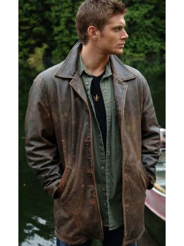 Supernatural Dean Winchester Distressed Leather Coat Supernatural Dean Winchester Distressed Leather Coat