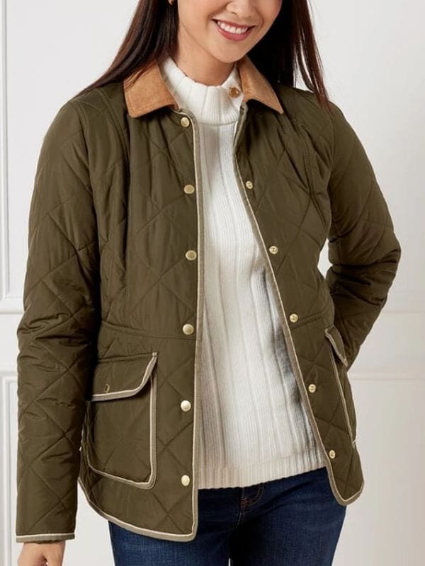 Surreal Estate S03 Sarah Levy Green Quilted Jacket Surreal Estate S03 Sarah Levy Green Quilted Jacket