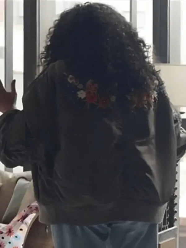 Survival Of The Thickest Mavis Beaumont Floral Bomber Jacket