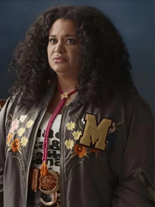 Survival Of The Thickest Mavis Beaumont Floral Bomber Jacket
