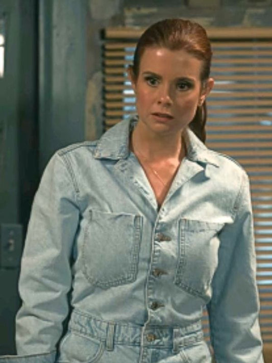Sweet Magnolias S04 JoAnna Garcia Swisher Denim Jumpsuit Sweet Magnolias S04 JoAnna Garcia Swisher Denim Jumpsuit Blue