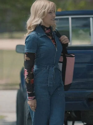 Sweet Magnolias S04 Tommi Rose Denim Jumpsuit Blue
