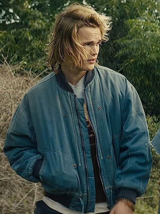 George Ferrier Sweet Tooth Jordan Aaron Blue Bomber Jacket