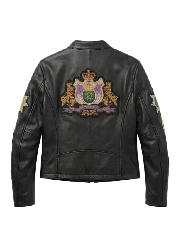 SXSW 2026 Liza Koshy Leather Jacket Black
