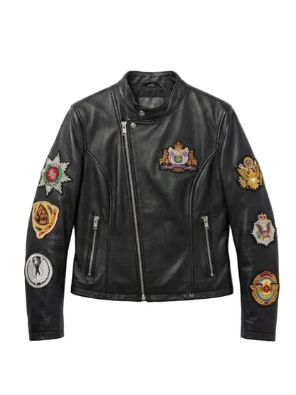 SXSW 2026 Liza Koshy Leather Jacket Black