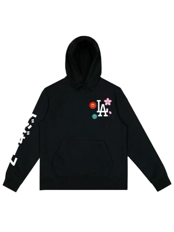 Takashi Murakami Dodgers Hoodie | Dodgers Floral Black Hoodie 