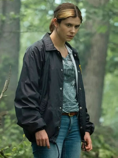 Task S01 Alison Oliver Black Jacket