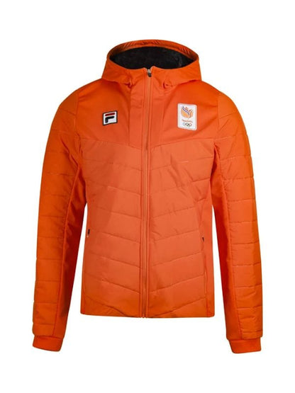 Team Netherlands Olympic Game Orange Puffer Jacket