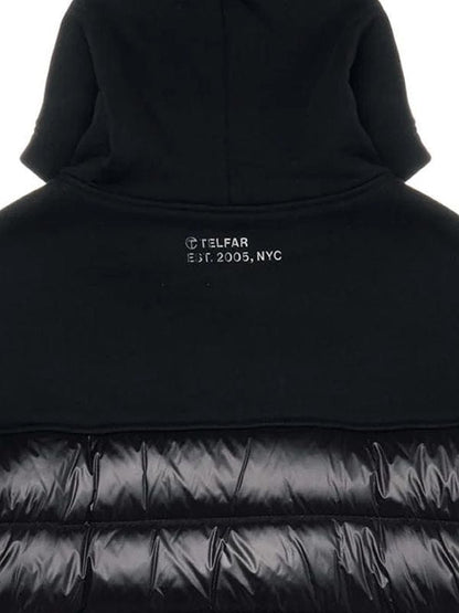 Telfar Puffer Jacket Coat Black
