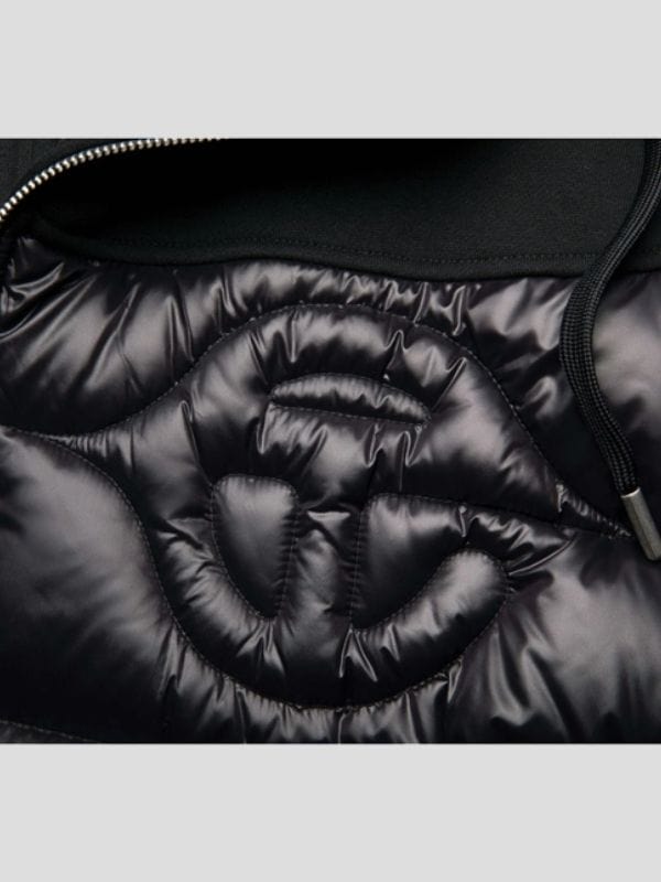 Telfar Puffer Jacket Coat Black