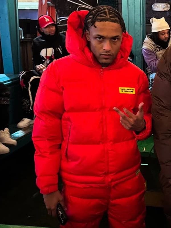 That's A Awful Lot Of Cough Syrup Puffer Jacket