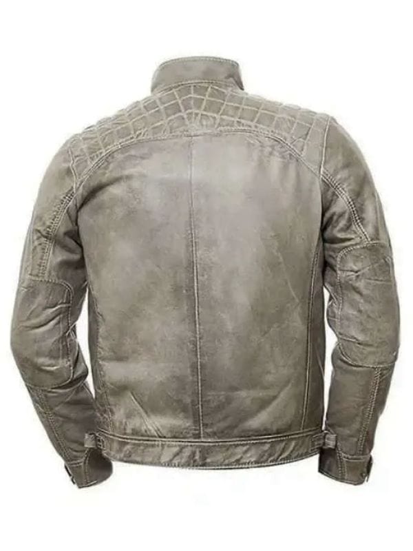 The Bikeriders Tom Hardy Quilted Leather Jacket