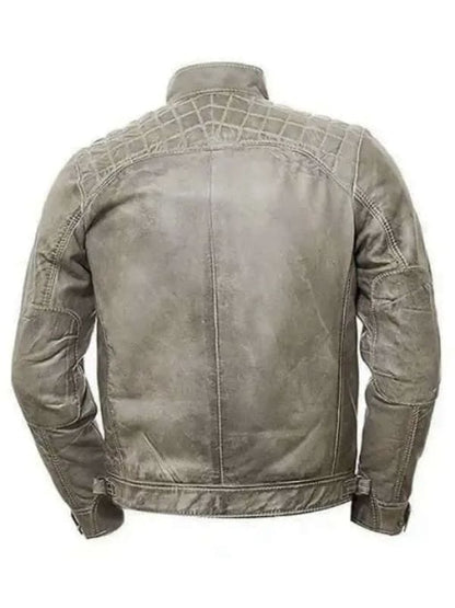 The Bikeriders Tom Hardy Quilted Leather Jacket