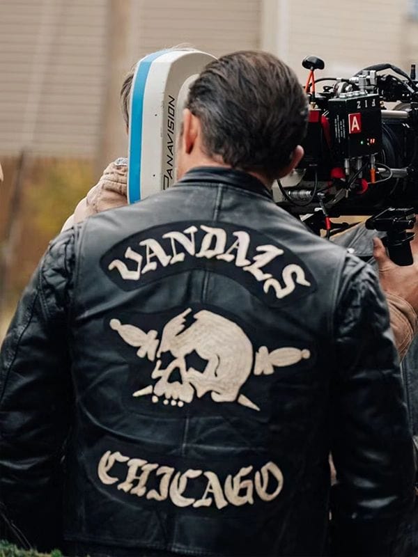The Bikeriders Tom Hardy Vandals Chicago Leather Jacket The Bikeriders Tom Hardy Vandals Chicago Leather Jacket
