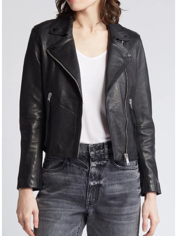 The Bold and the Beautiful Hope’s Black Moto Jacket