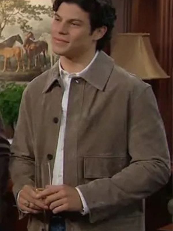 The Bold and the Beautiful RJ’s Brown Suede Jacket