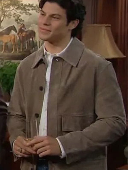 The Bold and the Beautiful RJ’s Brown Suede Jacket