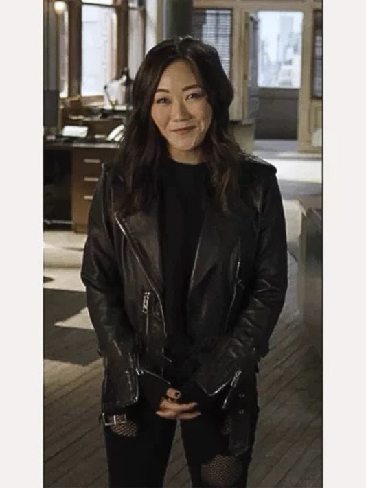 The Boys S04 Kimiko Miyashiro Biker Leather Jacket The Boys S04 Kimiko Miyashiro Biker Leather Jacket