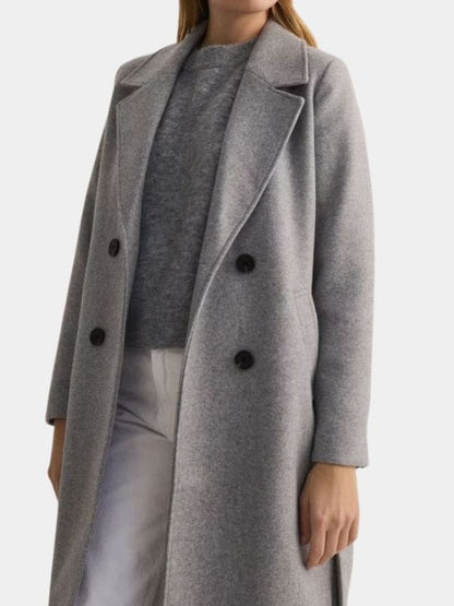 The Copenhagen Test Melissa Barrera Trench Coat Grey