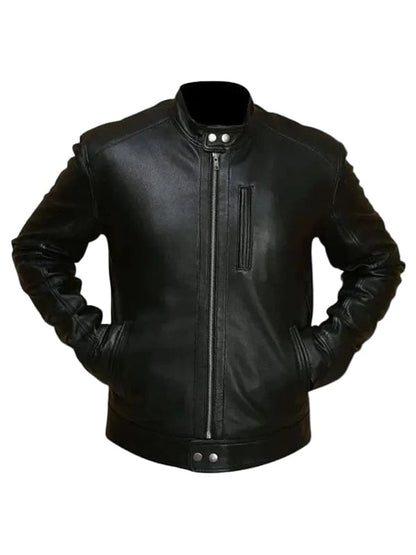 The Copenhagen Test Simu Liu Leather Jacket