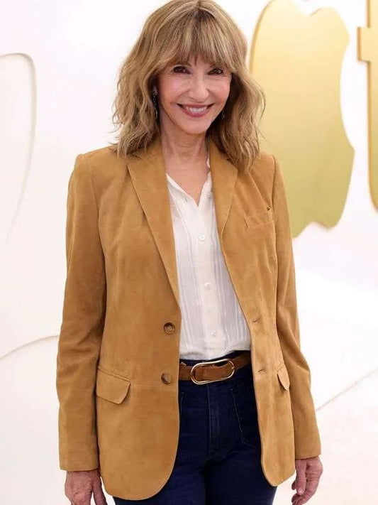 The Dink 2026 Mary Steenburgen Suede Blazer