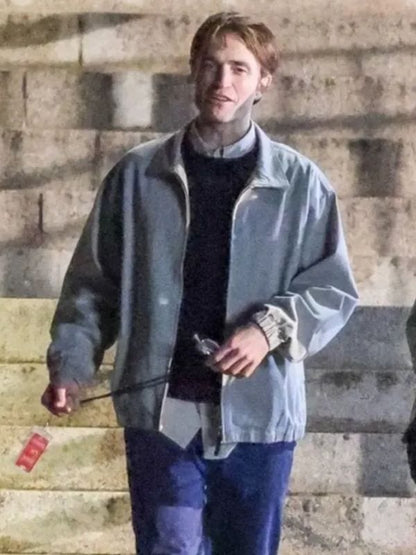 The Drama Robert Pattinson Grey Jacket