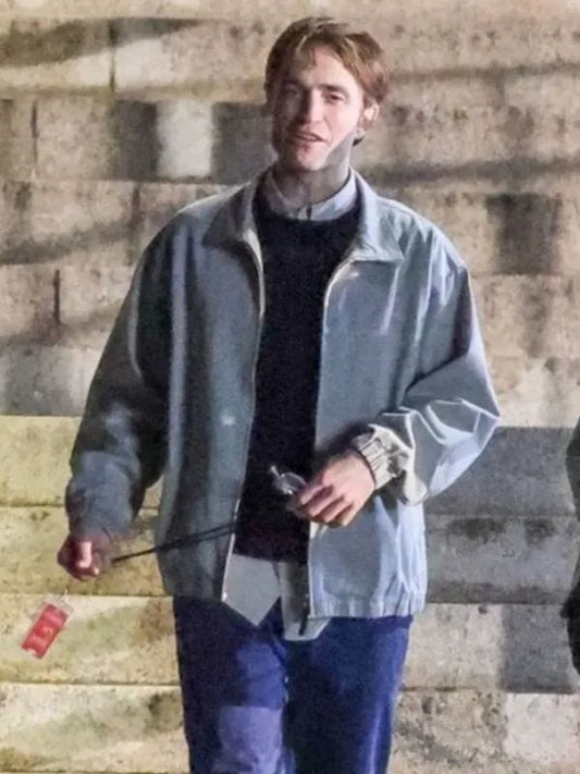The Drama Robert Pattinson Grey Jacket