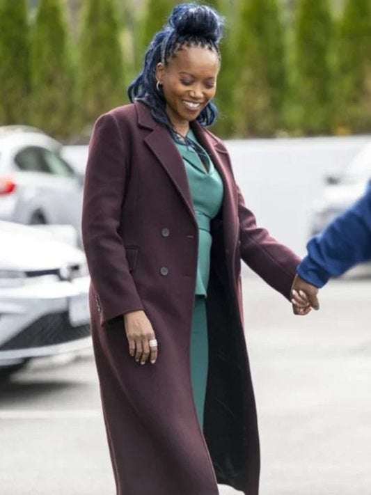 The Fall and Rise of Reggie Dinkins Erika Alexander Trench Coat