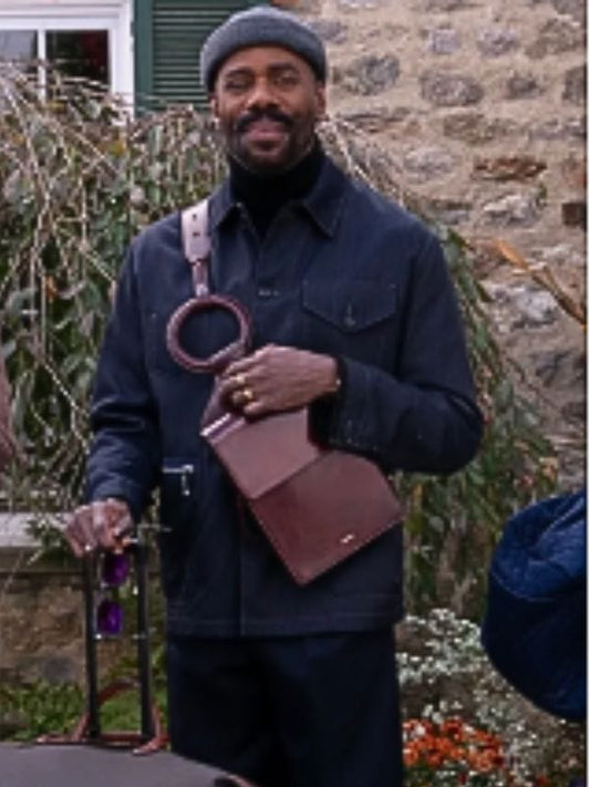 The Four Seasons S01 Colman Domingo Pinstriped Jacket