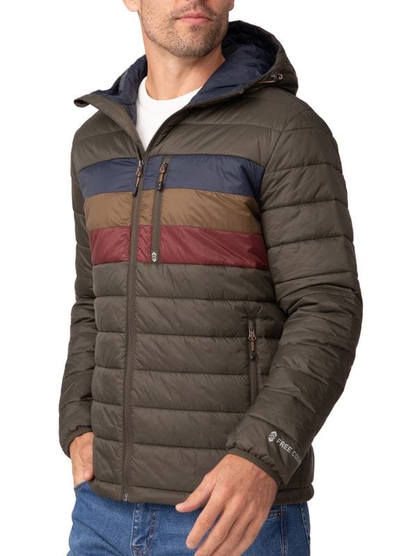 The Four Seasons S01 Will Forte Striped Puffer Jacket The Four Seasons S01 Will Forte Striped Puffer Jacket