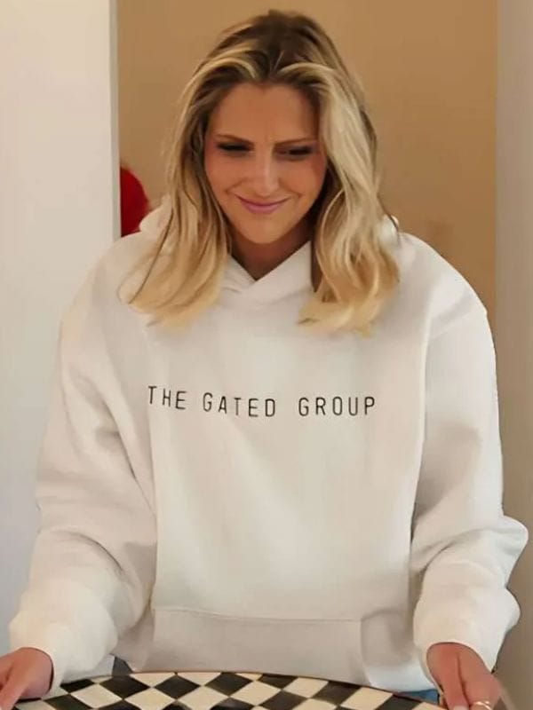 The Gated Group Gina Kirschenheiter Hoodie White